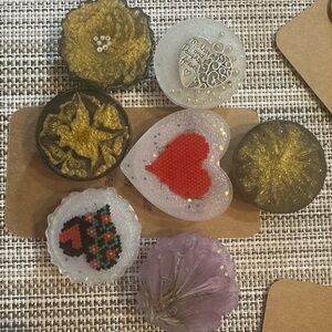 Handcrafted Resin Coasters Set